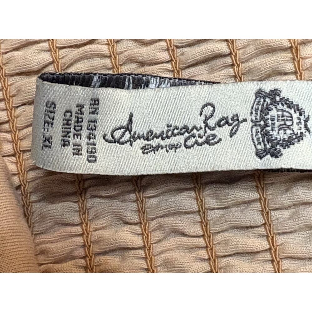 American Rag XL Columbus Crochet Halter Top Dress Boho Tunic Paisley Shirt - Picture 10 of 13